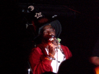 Lee Scratch Perry in Wizard Getup